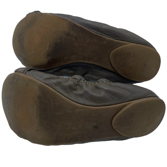 Tory Burch Ambrose Scrunch Slip On Ballet Flats - Picture 3 of 4